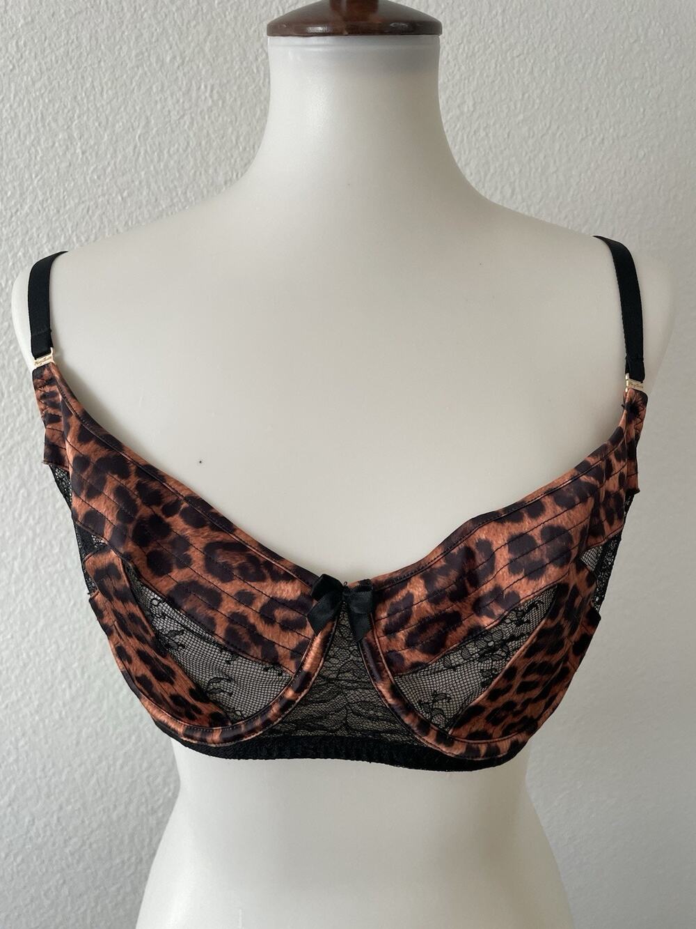 Honey Birdette Bra Marilyn Lace Animal Print Lingerie